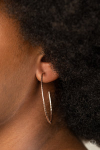 Inclined To Entwine Earrings - Rose Gold