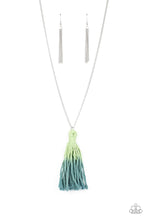 Load image into Gallery viewer, Totally Tasseled Necklace - Green
