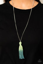 Load image into Gallery viewer, Totally Tasseled Necklace - Green
