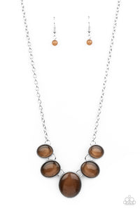 One Can Only GLEAM Necklace - Brown