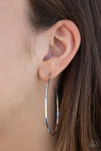 Load image into Gallery viewer, Cool Curves Hoop Earrings - Silver
