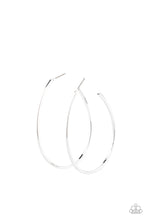 Load image into Gallery viewer, Cool Curves Hoop Earrings - Silver
