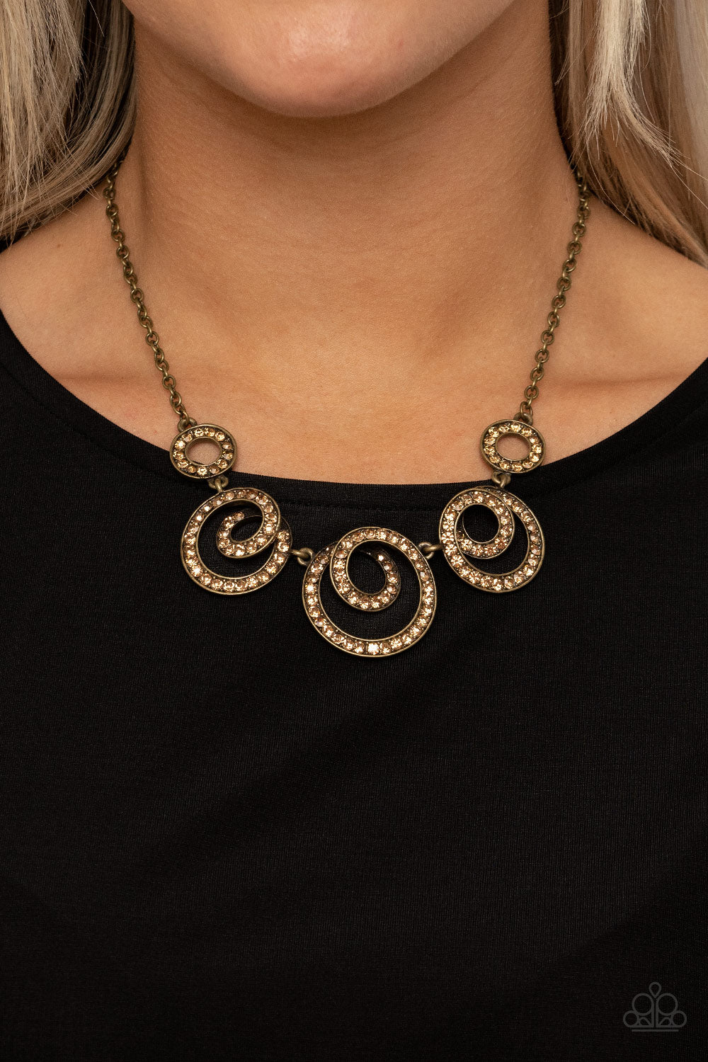 Total Head-Turner Necklace - Brass