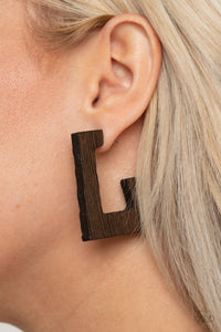 The Girl Next OUTDOOR Earrings - Brown