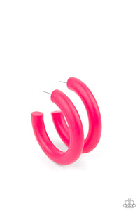 Woodsy Wonder Earrings - Pink