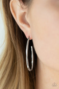 Totally Hooked Earrings - Silver