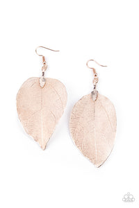 Leafy Legacy Earrings - Rose Gold