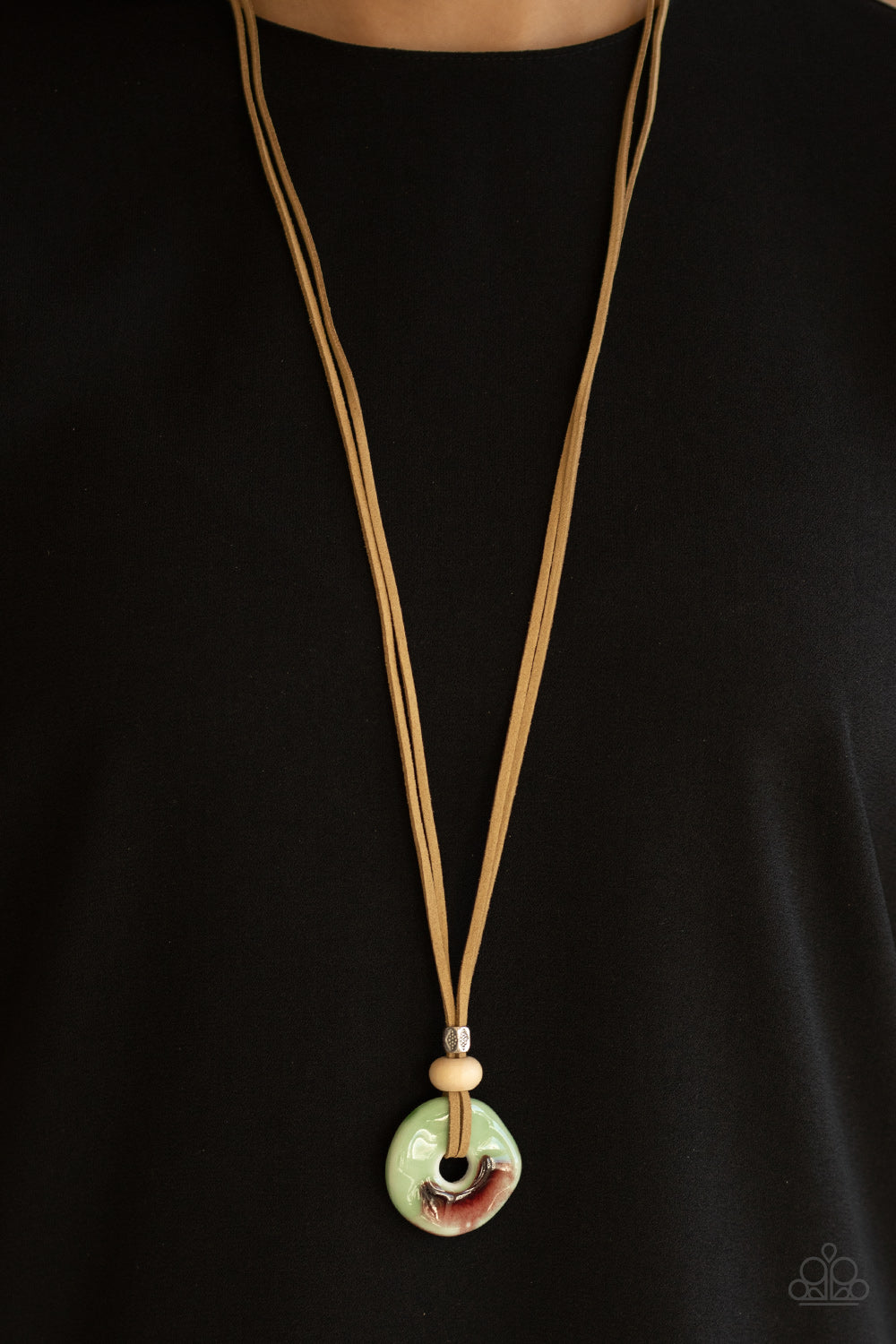Primal Paradise Necklaces - Green