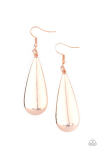The Drop Off Earring - Rose Gold