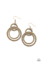 Load image into Gallery viewer, Distractingly Dizzy Earrings - Brass
