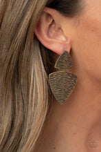 Load image into Gallery viewer, PRIMAL Factors Earrings - Brass
