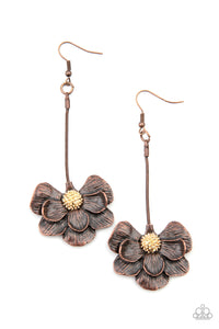 Oh SNAPDRAGONS! Earrings - Copper