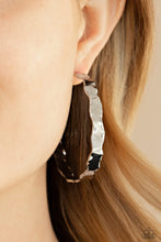 Load image into Gallery viewer, Exhilarated Edge Earrings - Silver
