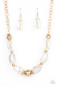 Iridescently Ice Queen Necklaces - Gold