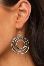 Load image into Gallery viewer, Spiraling Out of Control Earrings - Silver
