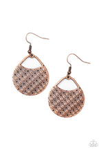 Load image into Gallery viewer, Im Sensing a Pattern Here Earrings - Copper
