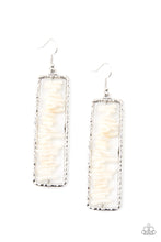 Load image into Gallery viewer, Dont QUARRY, Be Happy Earrings - White
