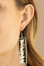 Load image into Gallery viewer, Dont QUARRY, Be Happy Earrings - White
