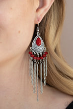 Load image into Gallery viewer, Floating on HEIR Earrings - Red
