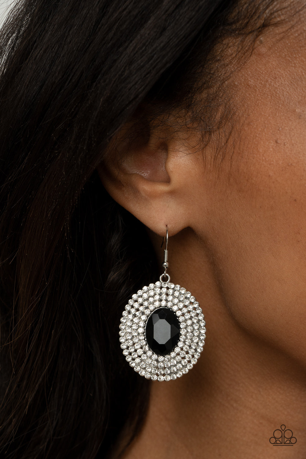 FIERCE Field Earrings - Black