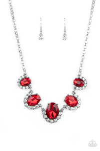 The Queen Demands It Necklaces - Red