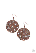 Load image into Gallery viewer, Metallic Mosaic Earrings - Copper
