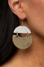 Load image into Gallery viewer, Watching The Sunrise Earrings - Brass
