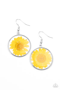 Forever Florals Earrings - Yellow