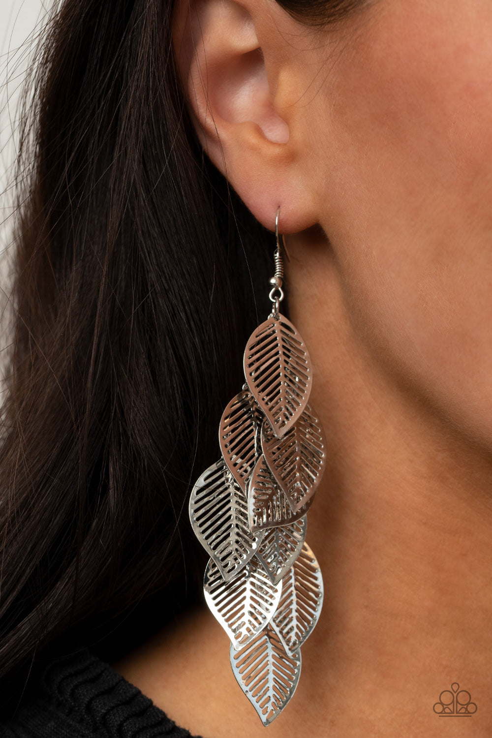 Limitlessly Leafy Earrings - Silver