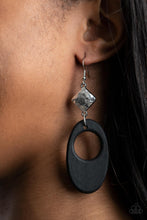 Load image into Gallery viewer, Retro Reveal Earrings - Black
