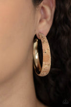 Load image into Gallery viewer, A CORK In The Road Earrings - Gold
