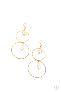 Cultured in Couture Earrings - Gold