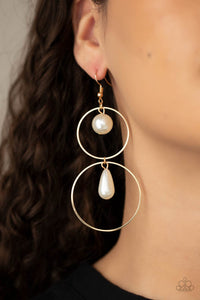 Cultured in Couture Earrings - Gold