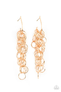 Long Live The Rebels Earrings - Gold