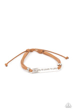 Load image into Gallery viewer, To Live, To Learn, To Love Bracelets - Brown
