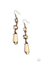 Load image into Gallery viewer, Sophisticated Smolder Earrings - Brass
