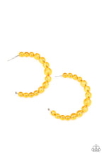 Load image into Gallery viewer, In The Clear Hoop Earrings - Orange
