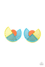 Load image into Gallery viewer, Its Just an Expression Earrings - Blue
