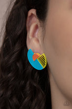 Load image into Gallery viewer, Its Just an Expression Earrings - Blue
