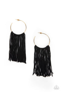 Flauntable Fringe Earrings - Gold