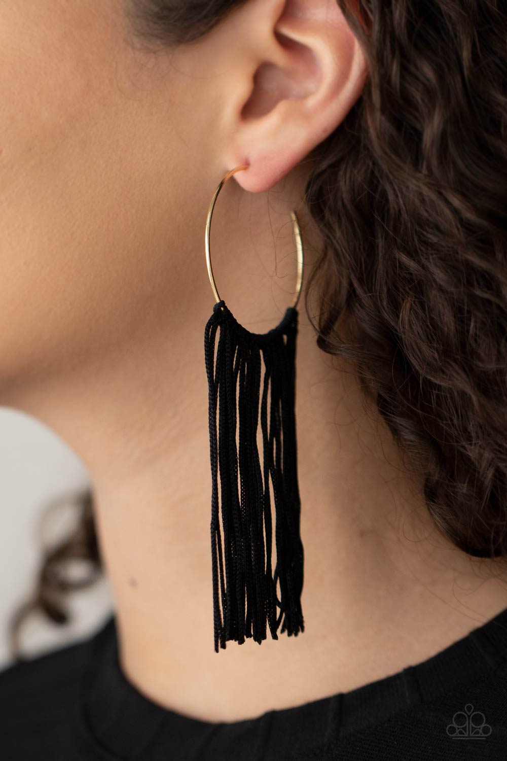 Flauntable Fringe Earrings - Gold