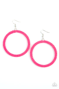 Beauty and the BEACH Earrings - Pink