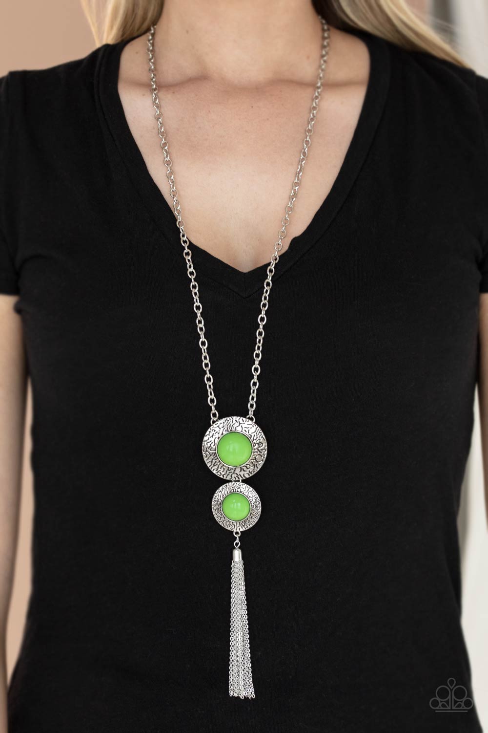 Abstract Artistry Necklaces - Green