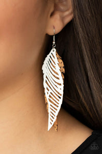 WINGING Off The Hook Earrings - White