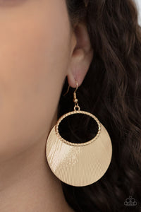 Fan Girl Glam Earrings - Gold