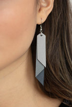 Load image into Gallery viewer, Suede Shade Earrings - Silver
