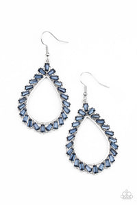 Stay Sharp Earrings - Blue