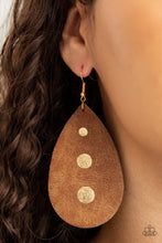 Load image into Gallery viewer, Rustic Torrent Earrings - Gold
