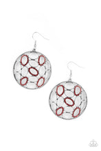 Load image into Gallery viewer, Watch OVAL Me Earrings - Red
