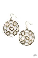 Load image into Gallery viewer, Watch OVAL Me Earrings - Brass
